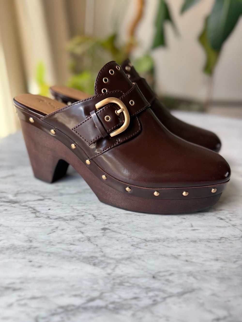 MADEWELL The Wes Buckle Strap Clog - Picture 2 of 9